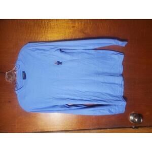 Women’s Sky Blue Polo Ralph Lauren Thermal Long Sleeve Top Size Small
